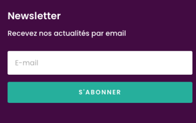 Inscrivez-vous à notre newsletter !